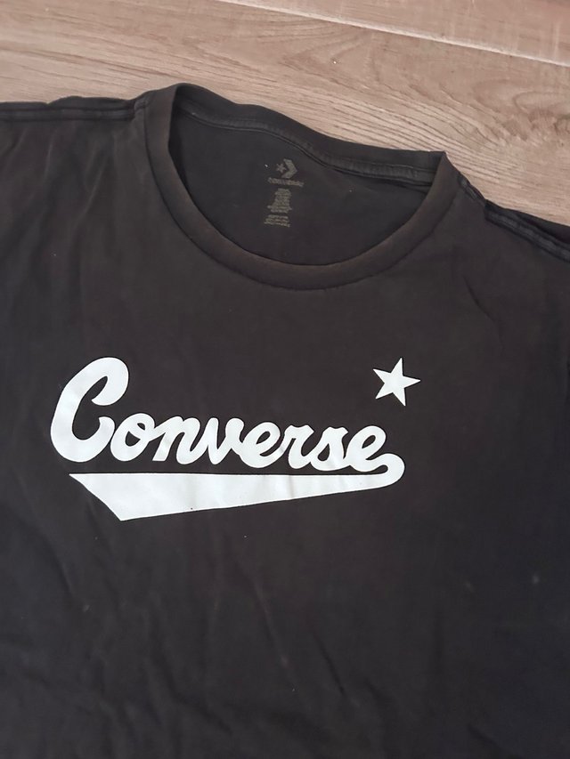 Camiseta Converse Negra