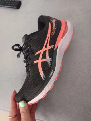ASICS Botines Negros y Rosas