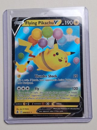 Carta Pokémon Flying Pikachu V