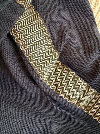 Jersey Fred Perry Hombre Negro y dorado
