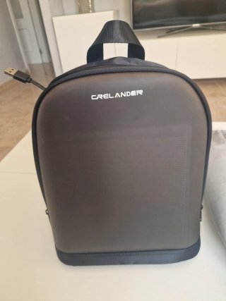 Mochila LED CRELANDER Backpack negra