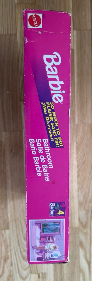 Barbie Sala de Baño en su Caja Original Sin Abrir