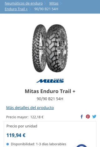 Mitas Enduro Trail 90/90/21 + 140/80/18