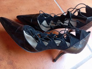Zapatos Zara Tacón 7cm Talla 37