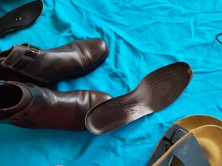 Botines Antea Piel Marrón Talla 38