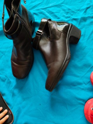 Botines Antea Piel Marrón Talla 38