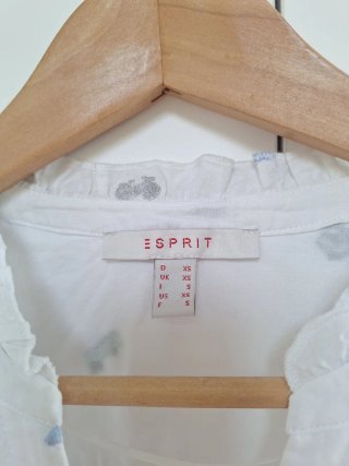 Camisa blanca Esprit estampada