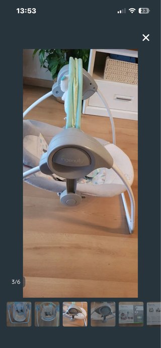 Trona/Hamaca bebé Ingenuity