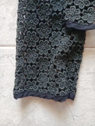 Chaqueta encaje manga larga talla S