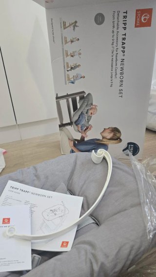 Tripp Trapp Newborn Set Gris stokke