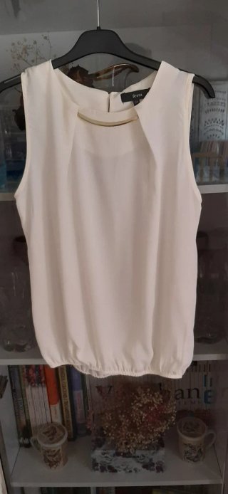 Blusa Festa Blanca Talla M/38