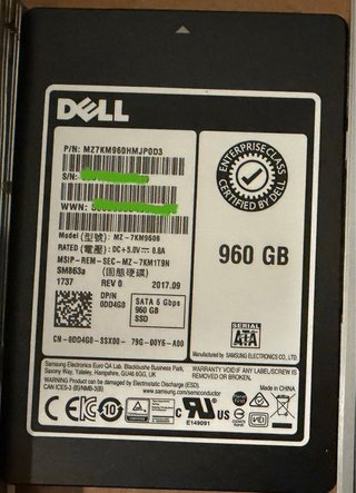 SSD Dell 960 GB SATA 6 Gbps