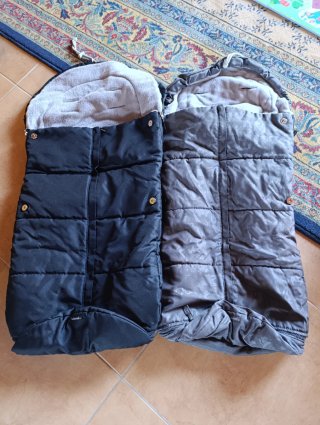 Pack 2 sacos cochecito acolchados
