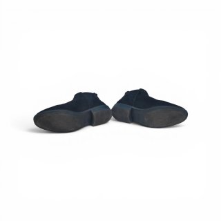 Botines negros efecto ante / terciopelo