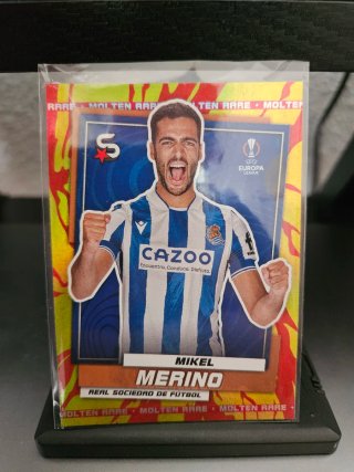 Lote Cartas Molten Rare Topps Superstars UEFA