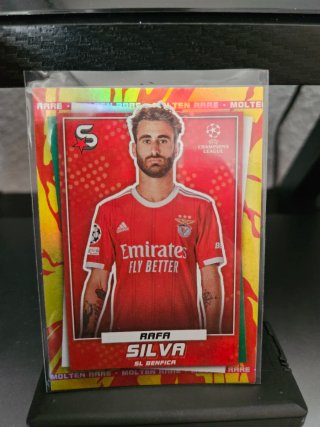 Lote Cartas Molten Rare Topps Superstars UEFA
