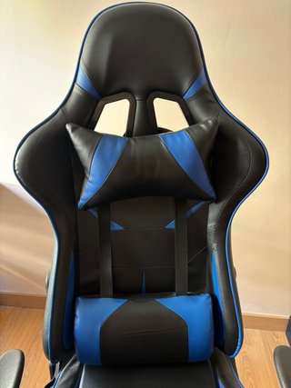 Silla Gaming Negra y Azul