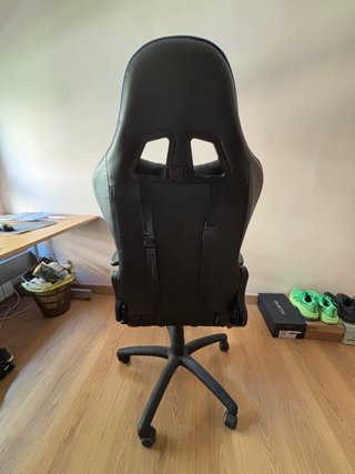 Silla Gaming Negra y Azul