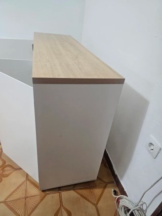 Mueble aparador blanco 3 puertas