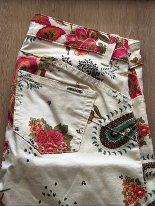 Pantalones Liu Jo Estampado Floral Talla 28