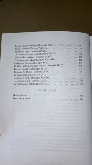 El Conde Lucanor N/c
