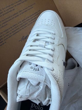 Scarpe Polo Ralph Lauren Uomo Bianche e Blu tg.45