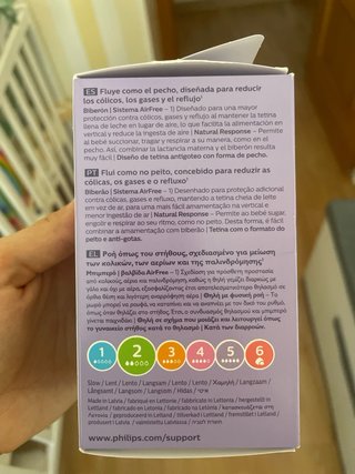 Biberón Philips Avent Natural Response 125ml NUEVO
