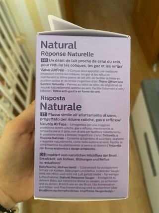 Biberón Philips Avent Natural Response 125ml NUEVO