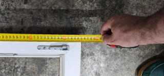 Ventana doble cristal abatible 90x45 cm