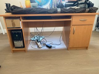 Escritorio de madera