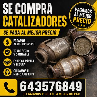 Se compra catalizadores