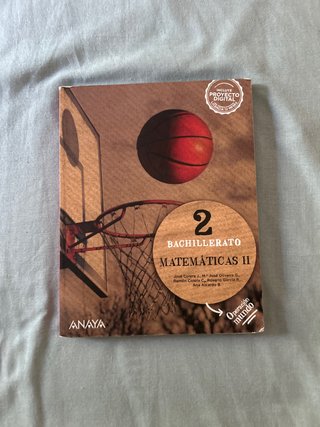 Matemáticas II. 2o de Bachillerato