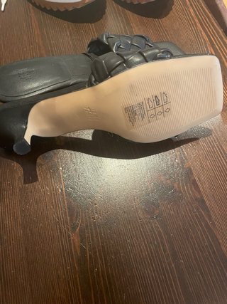 Sandalias H&M negras trenzadas talla 36