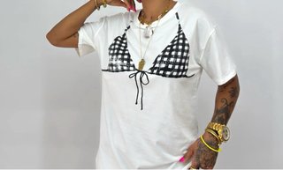 Conjunto Camiseta y Falda Pareo Lentejuelas