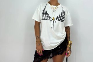 Conjunto Camiseta y Falda Pareo Lentejuelas