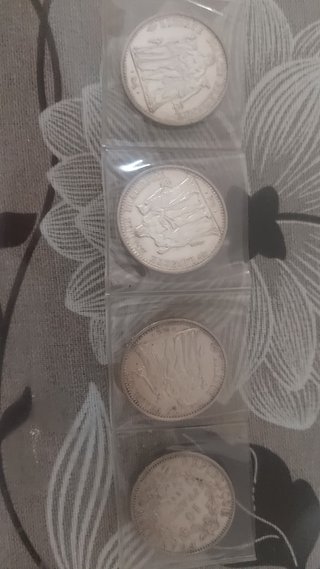 Monedas de colección plata