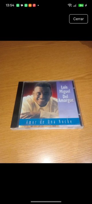 CD Luis Miguel Del Amargue Amor de Una Noche