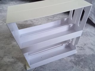 Especiero de PVC blanco