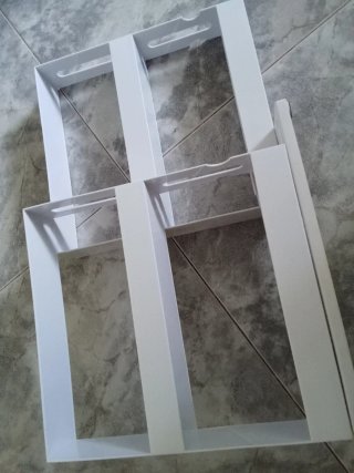 Especiero de PVC blanco