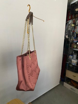 Bolso Purificación García Rosa y Dorado