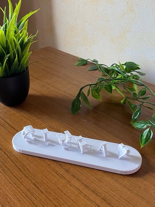 targhetta personalizzata stampata in 3d
