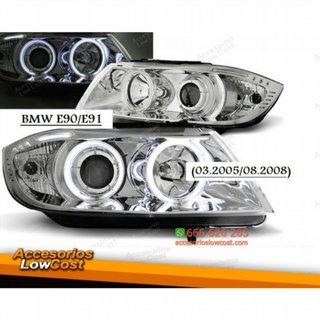 BMW E90/E91 03.2005/08.2008 FAROS ANGEL EYES CCFL