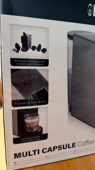 Cafetera Princess 5 en 1 Negra Nueva con su caja