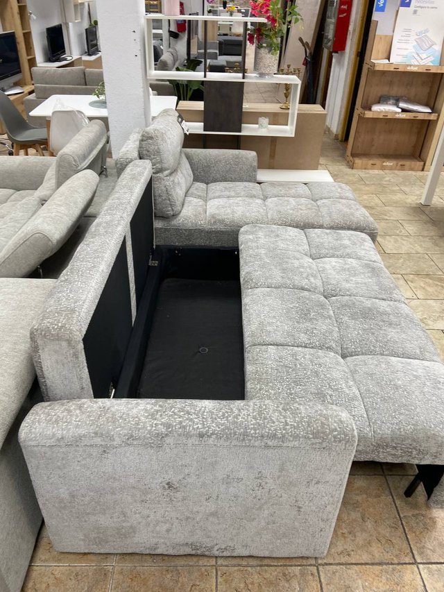Sofá Cama Chaise Longue Gris Nuevo