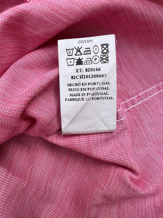 Camisa Carolina Herrera Rosa Talla S