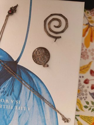 Lote Joyería Plata: Brazaletes, Collar, pendientes