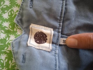 Pantalón corto Pretty Grenn Azul claro, talla 48