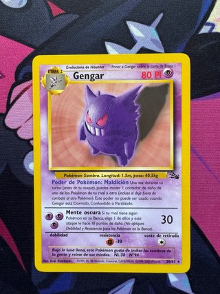 Carta Pokémon Gengar Fossil
