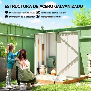 Caseta Jardín Metálica 0,92 m²