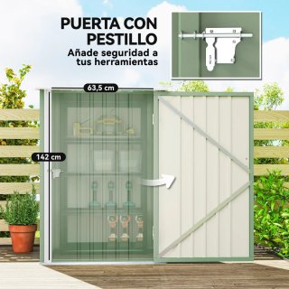 Caseta Jardín Metálica 0,92 m²